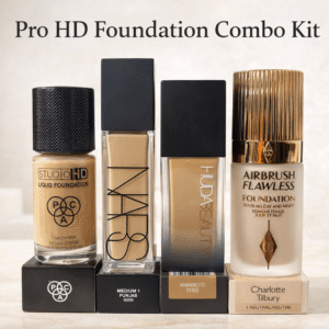 Pro HD Foundation Combo Kit with PAC NARS Huda Charlotte foundation