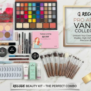 Recode professional makeup combo kit with brushes and beauty blender